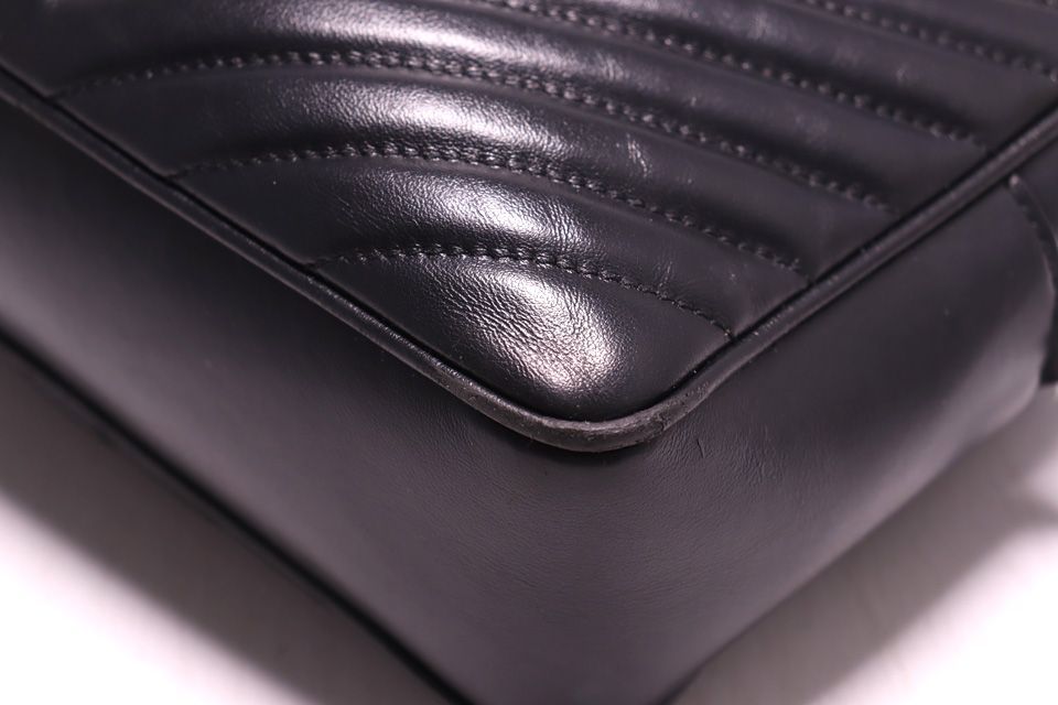 サンローラン Vステッチ ルー ショルダーバッグ■04oh09C6035-O □SAINT LAURENT Vステッチ ルー カメラバッグ レザー ショルダー