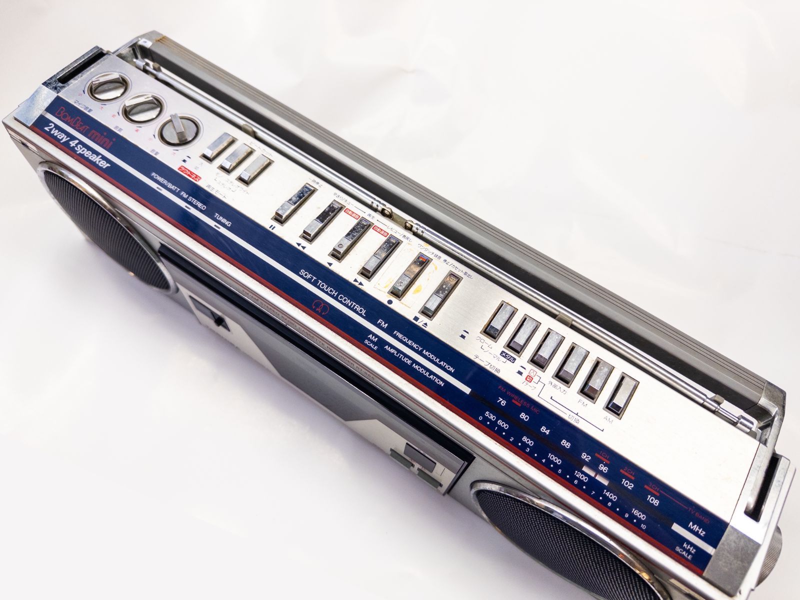 希少 昭和レトロ TOSHIBA 東芝 RT-S605 BomBeat mini ラジカセ FM/AM