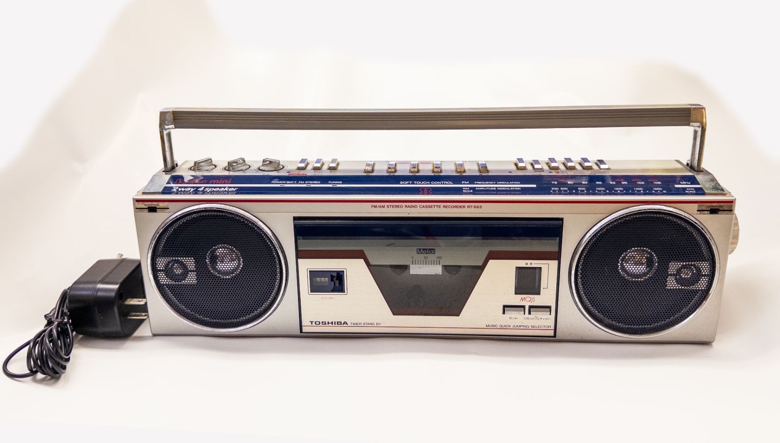 希少 昭和レトロ TOSHIBA 東芝 RT-S605 BomBeat mini ラジカセ FM/AM