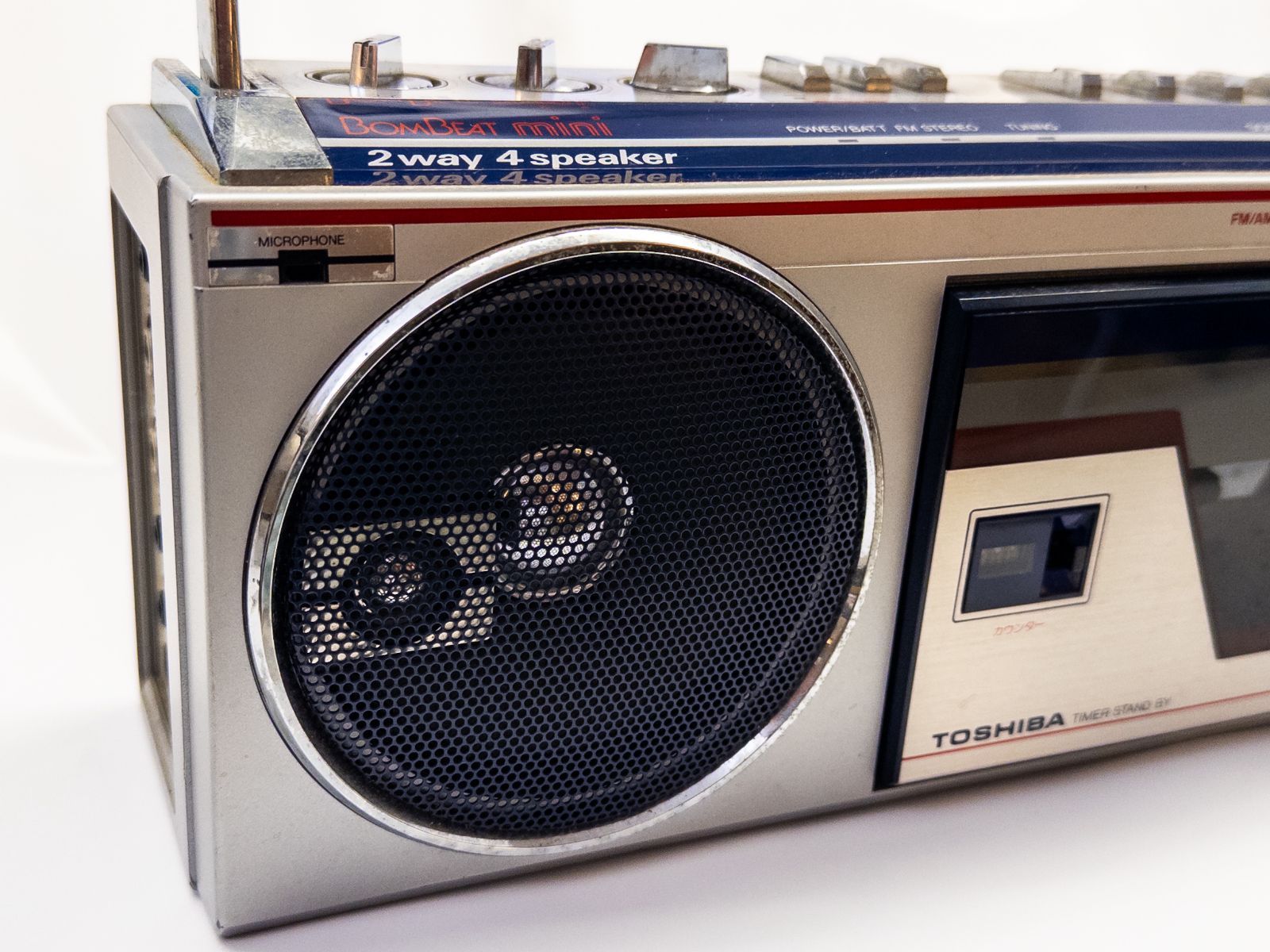 希少 昭和レトロ TOSHIBA 東芝 RT-S605 BomBeat mini ラジカセ FM/AM
