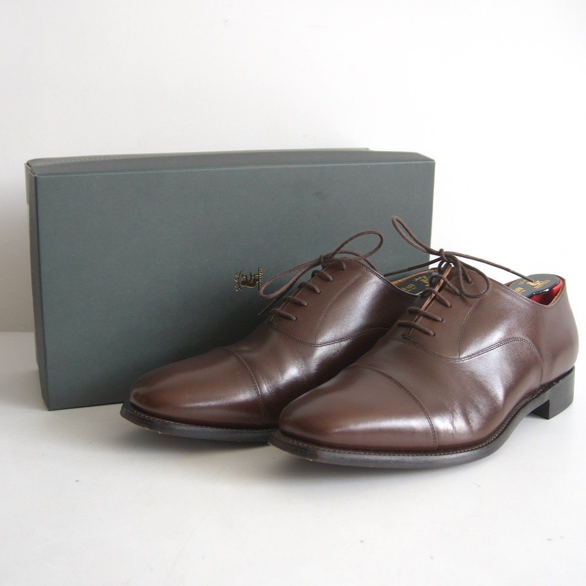 美品】SCOTCH GRAIN【3526/アシュランス ストレートチップ レザー 