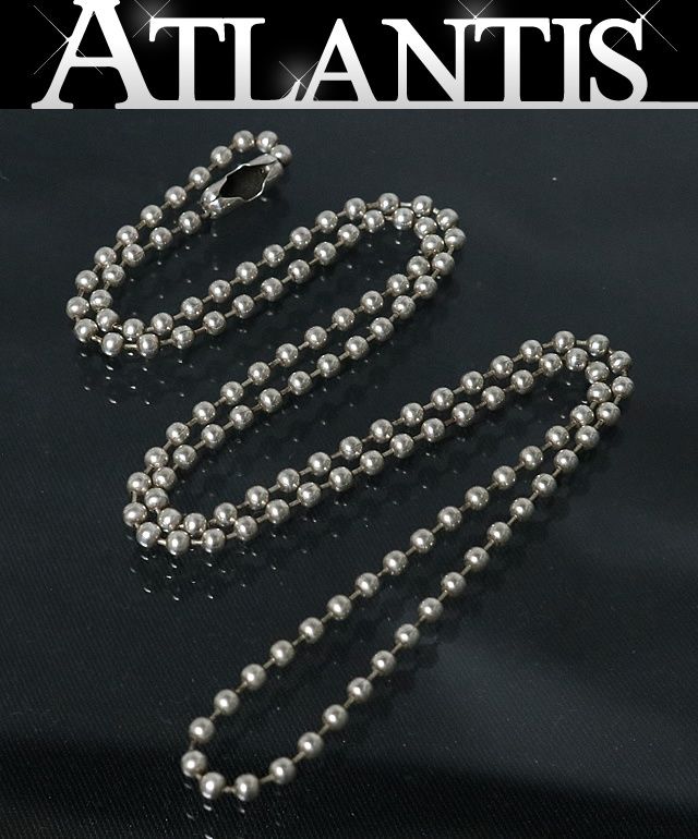 CHROME HEARTS 銀座店 クロムハーツ ボールチェーン ネックレス 49cm
