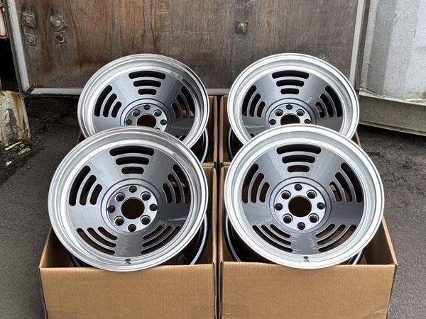 新品 15×8.25J ±0 PCD 100 114.3 4穴 15インチホイール4本セット