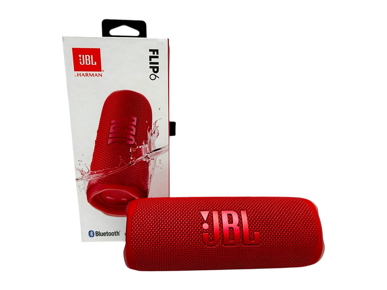 JBL (ジェイビーエル) ポータブルBluetoothスピーカー FLIP6 レッド