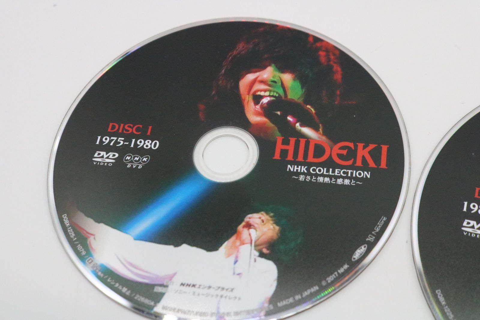 ト足】HIDEKI NHK COLLECTION ~若さと情熱と感激と~ DVD 西城秀樹