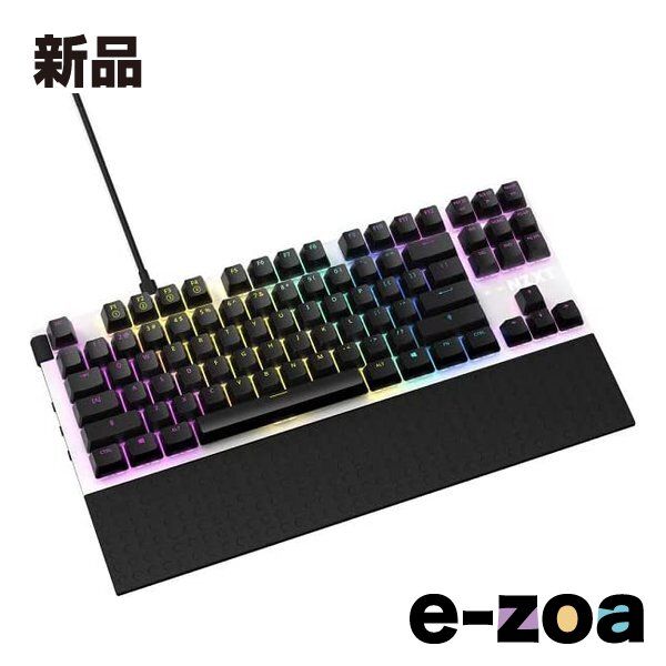 NZXT エヌズィーエックスティー FUNCTION TENKEYLESS WH モジュラー式 テンキーレスメカニカルキーボード ホワイト KB-1TKUS-WR (2548935)