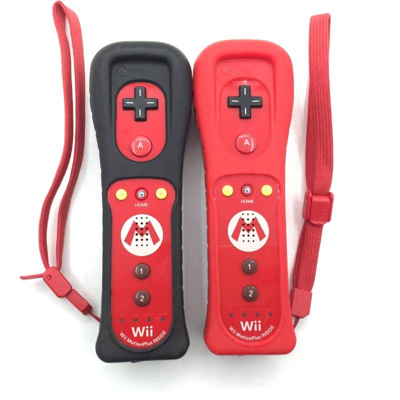 【動作品】Nintendo Wii リモコンプラス マリオ 2本 モーションプラス 任天堂 ニンテンドー DB9