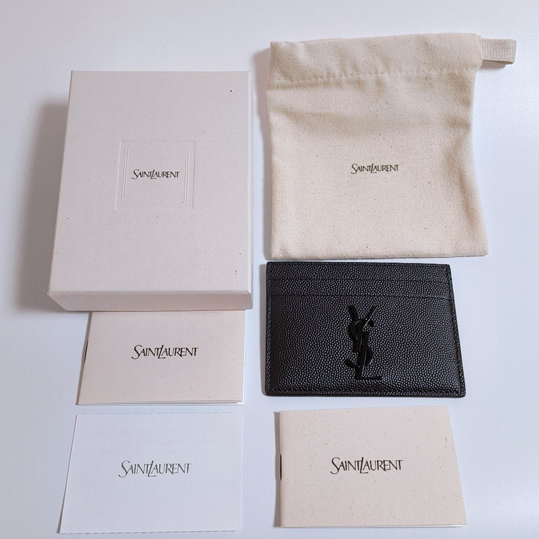 新品未使用・ヨーロッパ輸入品】SAINT LAURENT カードケース 