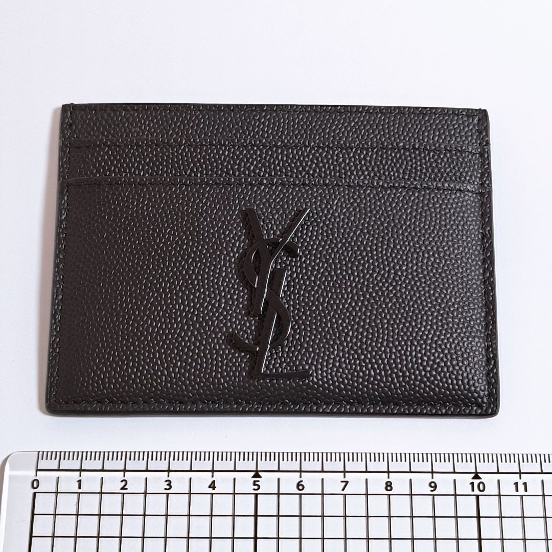 SAINT LAURENT ブラック名刺入れ サンローラン(SAINT LAURENT) メンズカードケース・名刺入れ | 通販
