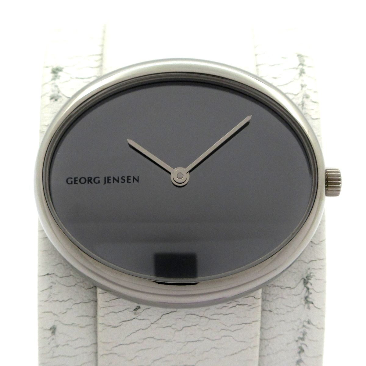  (ジョージジェンセン) 腕時計 - 323 ボーイズ ヴィヴィアンナ 黒 GEORG JENSEN(ジョージジェンセン) 腕時計 - 323 ボーイズ
