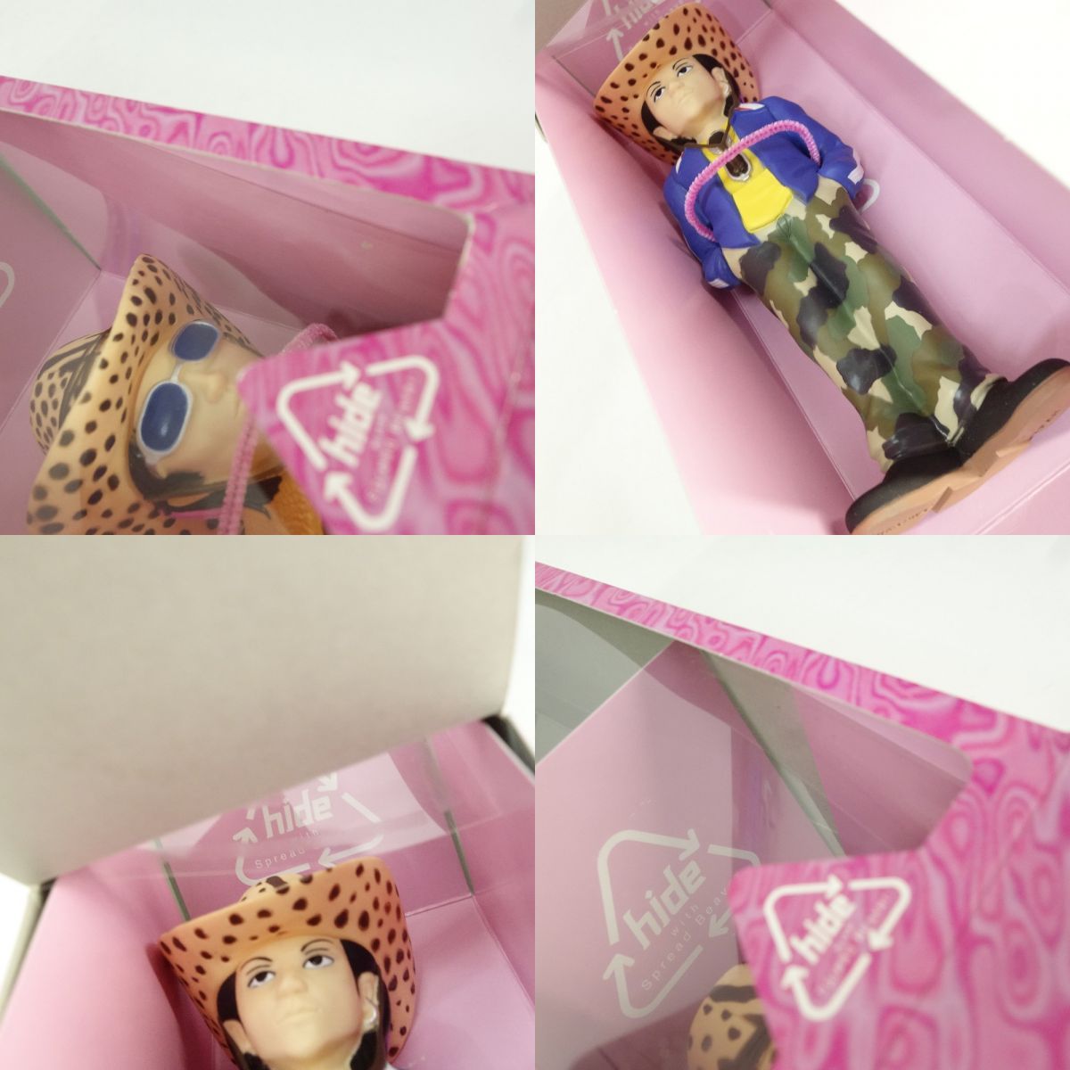 純正 販売 hide with Spread Beaver フィギュア 計4点セット ※中古