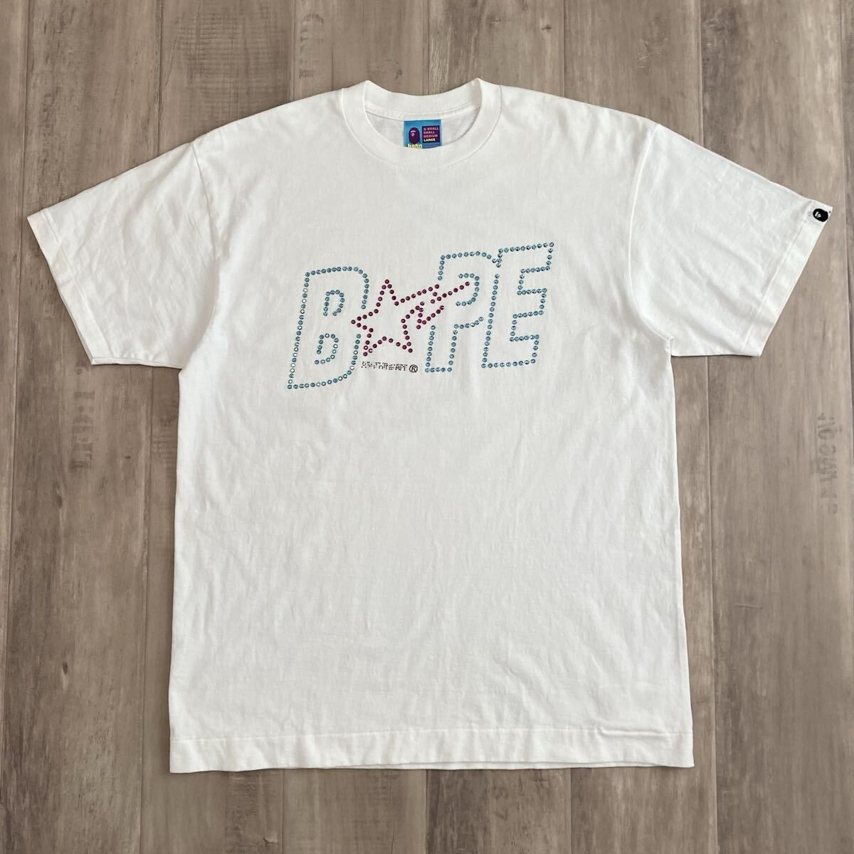 アベイシングエイプ APE 22周年スペシャル スワロフスキー Tシャツ XL 