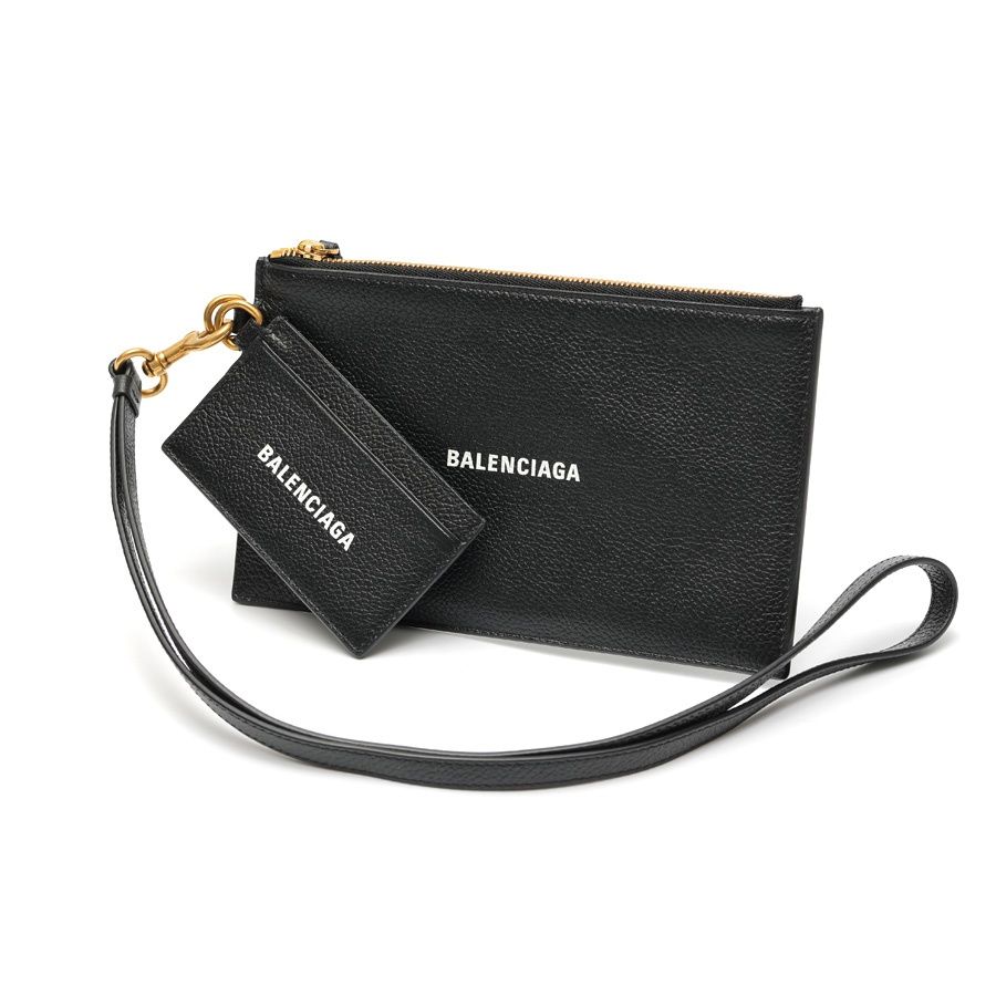 バレンシアガ / BALENCIAGA カードホルダー付き キャッシュ ポーチ 