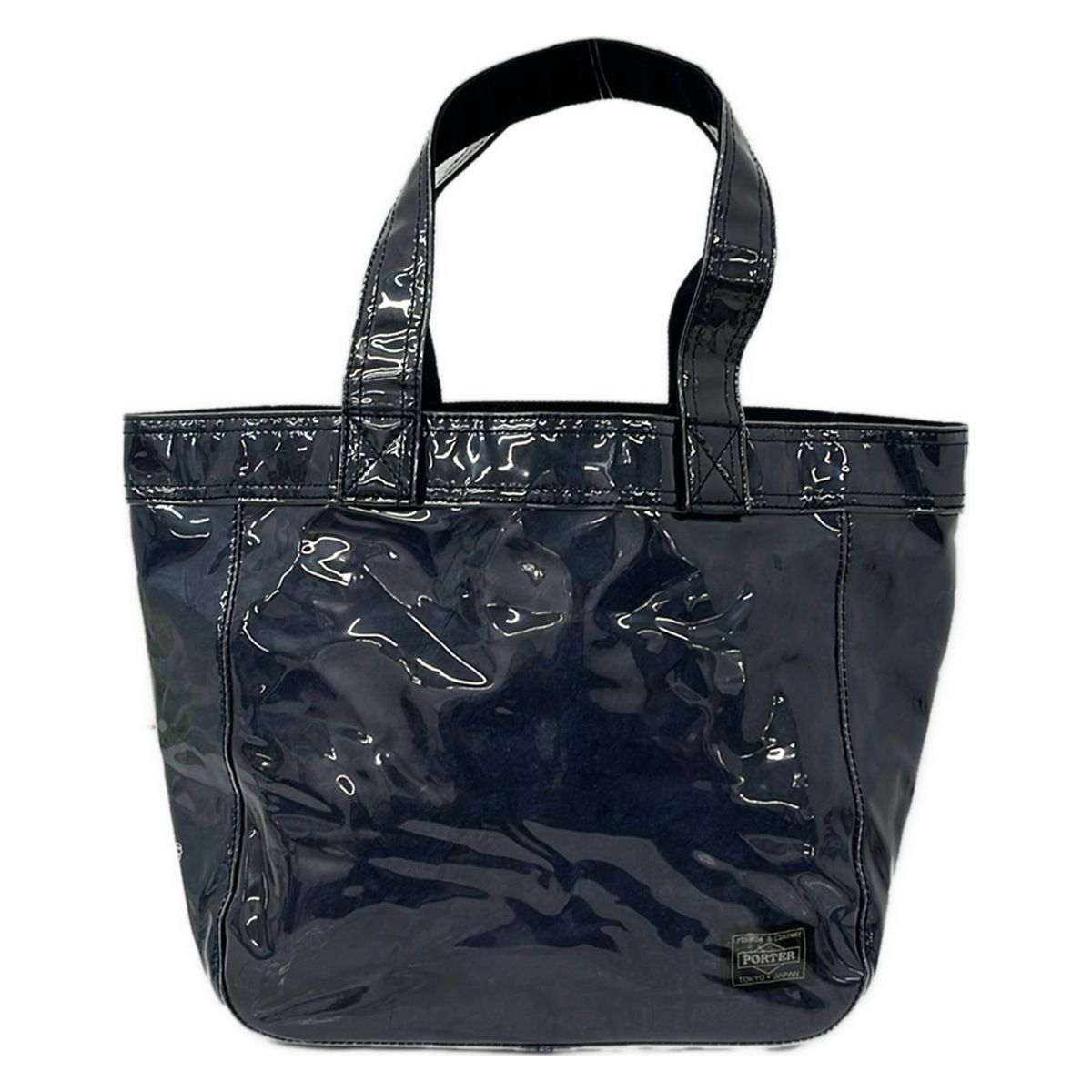 PORTER/吉田(ポーター) トートバッグ美品 - クリア×ネイビー ミッキー 