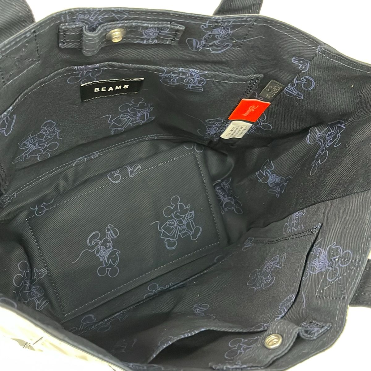 PORTER/吉田(ポーター) トートバッグ美品 - クリア×ネイビー ミッキー 