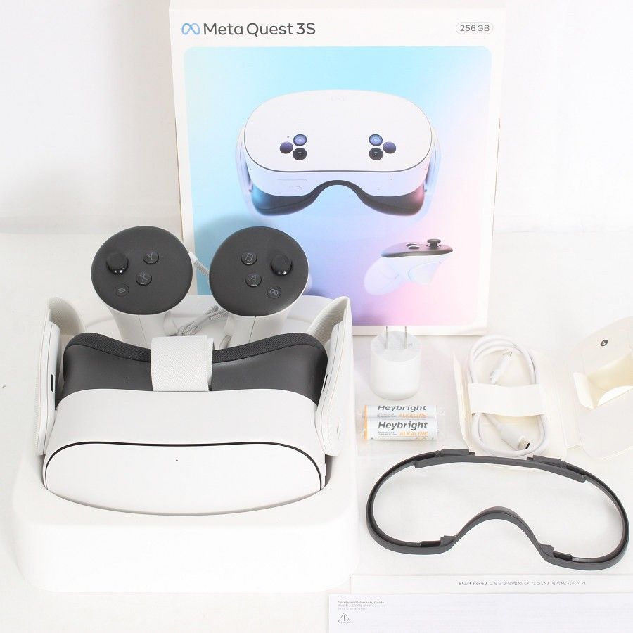 ら*と様 超美品  Quest 3S 256GB VRヘッドセット Meta メタ Quest クエスト 3S 256GB オールインワンMR・VRヘッドセット