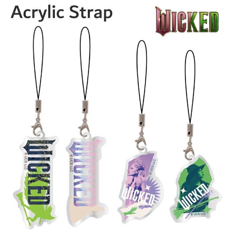 WICKED ストラップ スマホ モバイル アクリル Lサイズ ウィキッド