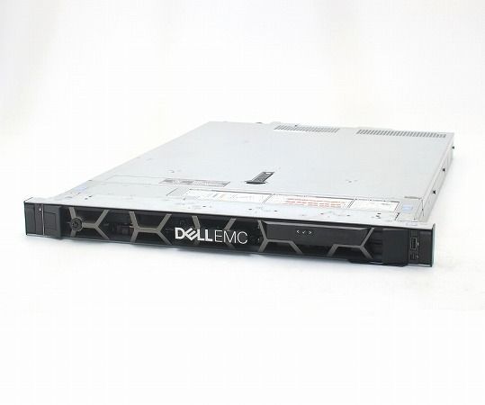 DELL PowerEdge R440 Xeon Silver 4114 2.2GHz(20スレッドCPUx2基) 32GB 600GBx2台(SAS2.5インチ/12Gbps/RAID1) AC*2 PERC H740P 中古