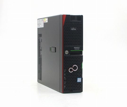 富士通 PRIMERGY TX1320 M3 Xeon E3-1220 v6 3GHz 8GB 600GBx5台(SAS2.5インチ/12Gbps/RAID5構成) AC*2 PRAID EP400i 中古