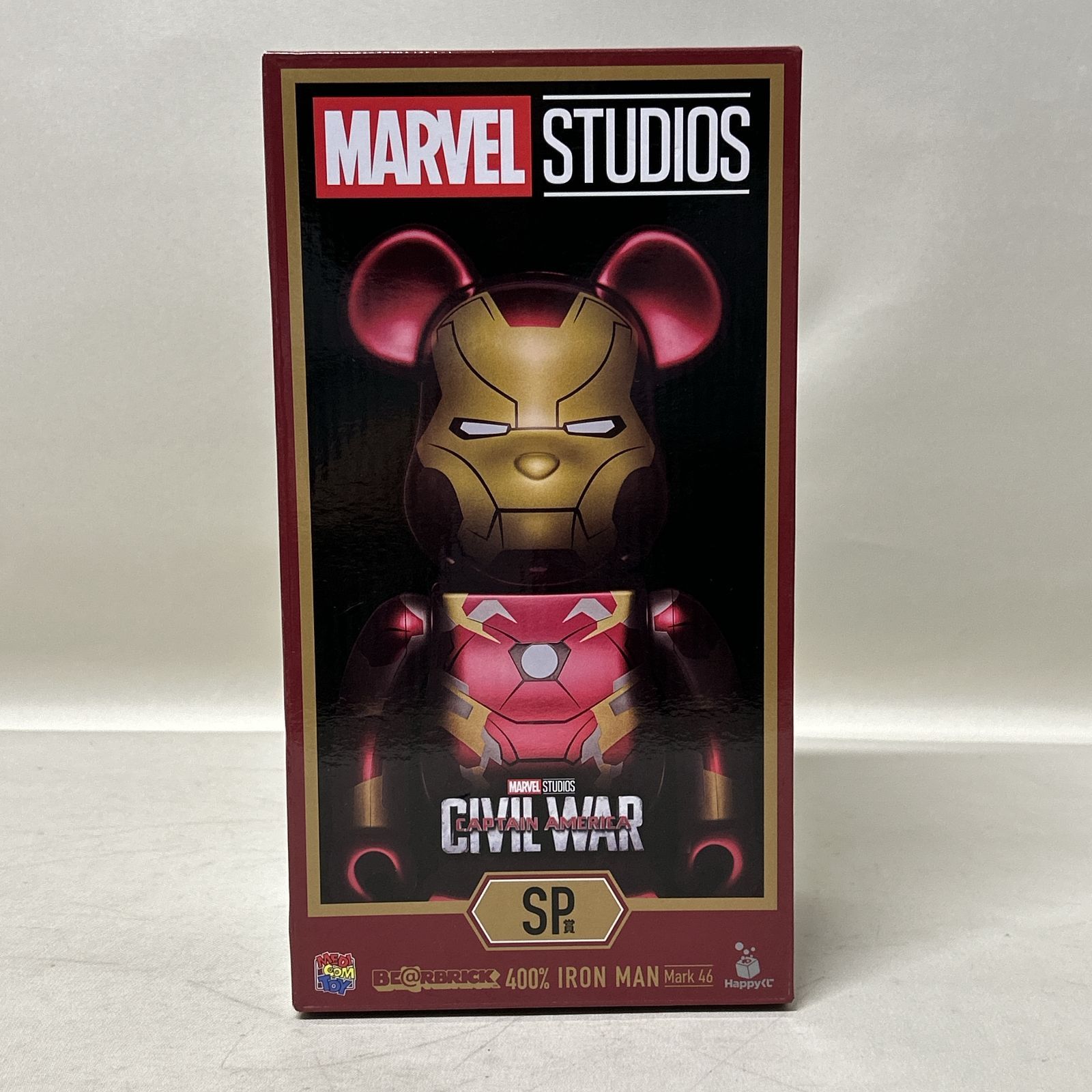 MARVEL BE@RBRICK 400% アイアンマンMk.46 浜館29-1407] BE@RBRICK 400% アイアンマン マーク46 [未開封品] [中古