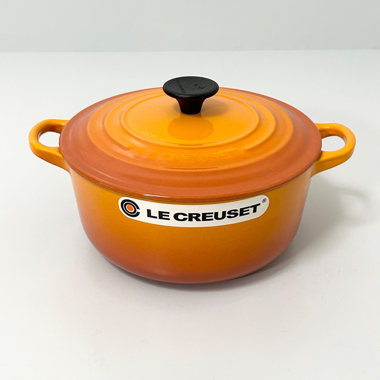 希少色 LE CREUSET ルクルーゼ 20cm マロニエ ココットロンド 両手鍋