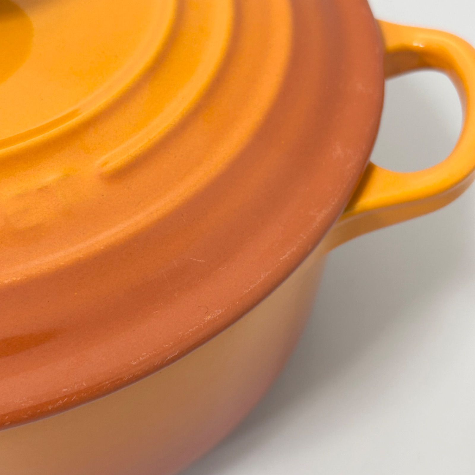 希少色 LE CREUSET ルクルーゼ 20cm マロニエ ココットロンド 両手鍋