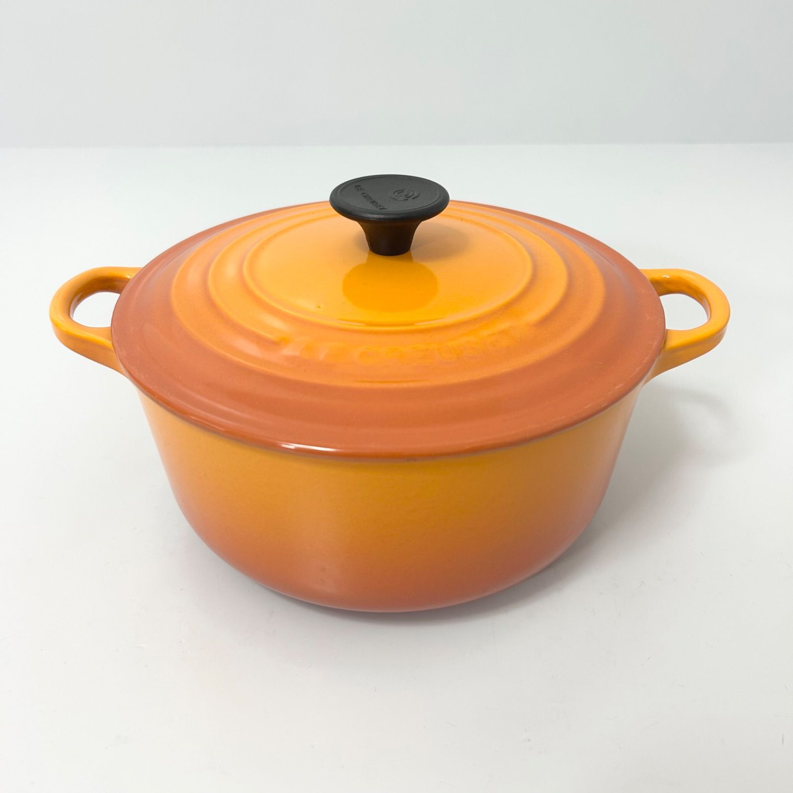 希少色 LE CREUSET ルクルーゼ 20cm マロニエ ココットロンド 両手鍋
