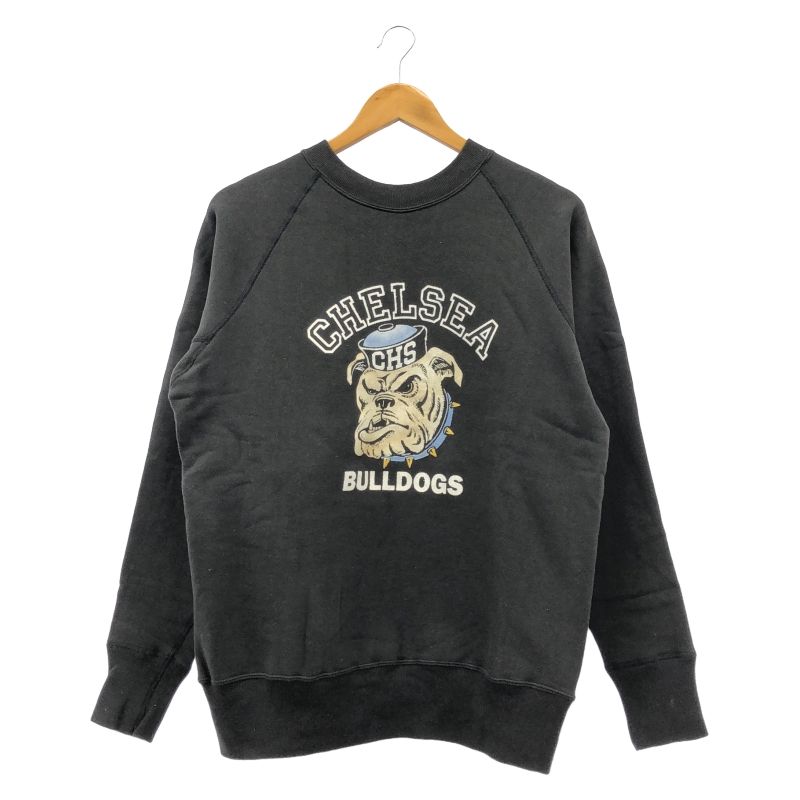 中古】WAREHOUSE BULLDOG クルーネックスウェット 40 ブラック ウエア 