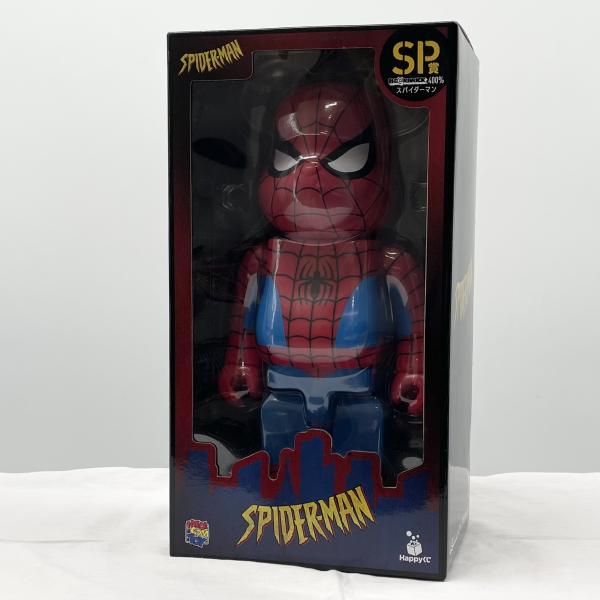 中古】未開封 Happyくじ BE@RBRICK MARVEL SPIDER-MAN SP賞 BE@RBRICK 
