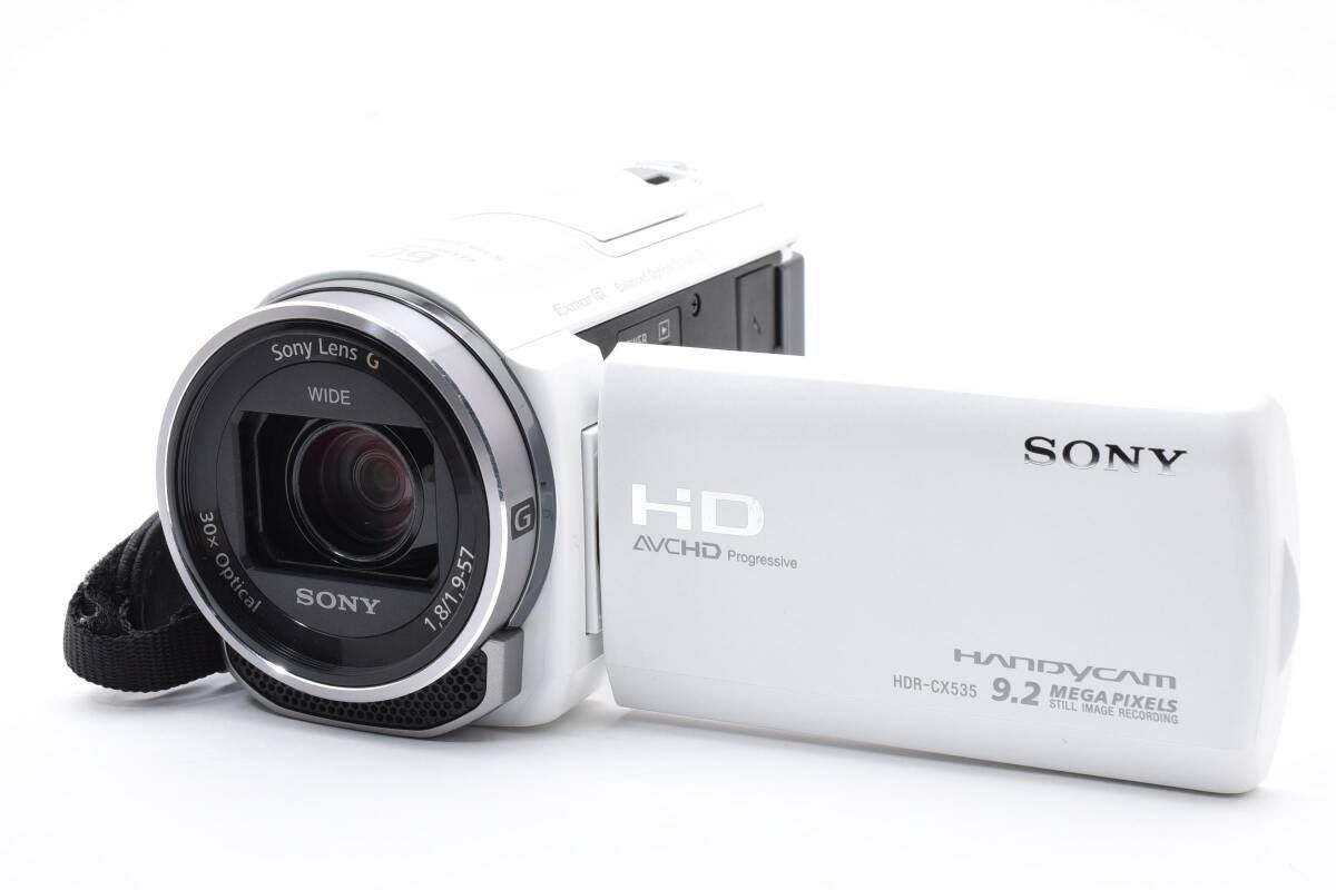 ジャンク品】SONY HDR-CX535 ビデオカメラ ホワイト 【公式通販】