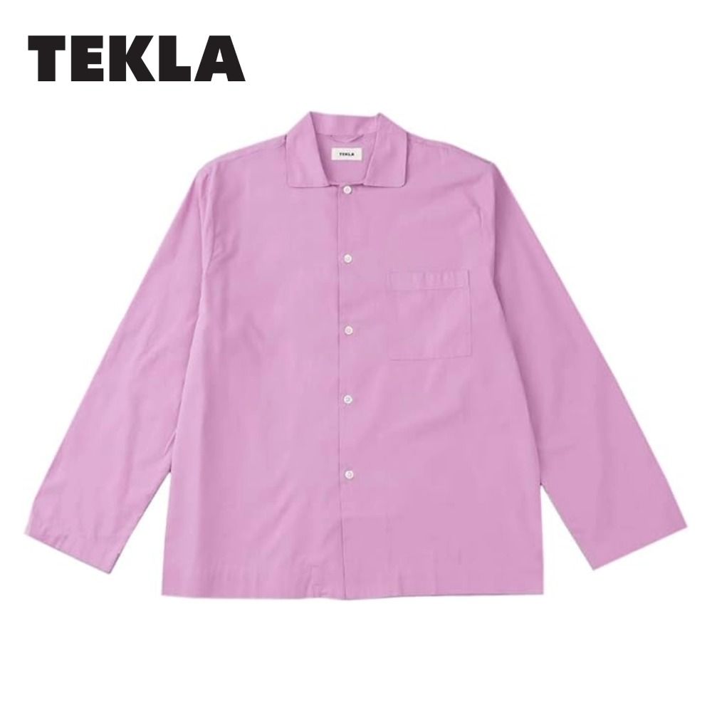 TEKLA テクラ パジャマ 長袖シャツ Lサイズ ダークピンク PURPLE PINK SWT-PPL TEKLA テクラ パジャマ 長袖シャツ Lサイズ ダークピンク PURPLE PINK