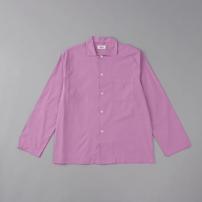 TEKLA テクラ パジャマ 長袖シャツ Lサイズ ダークピンク PURPLE PINK SWT-PPL TEKLA テクラ パジャマ 長袖シャツ Lサイズ ダークピンク PURPLE PINK