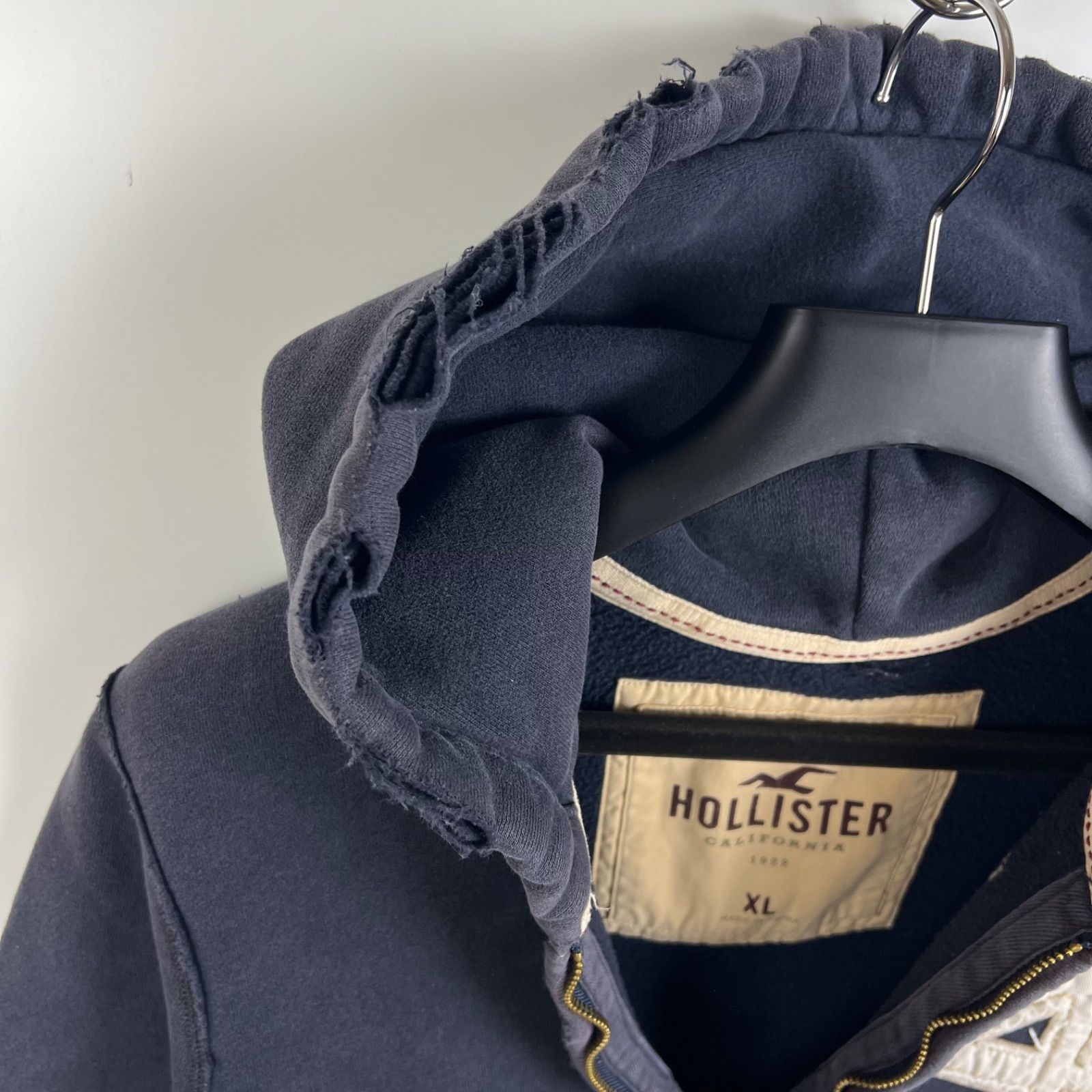 HOLLISTER 00s y2k archive grunge sweat hoodie XL ホリスター 