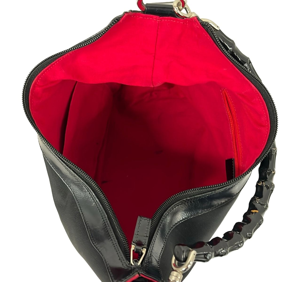 GUCCI(グッチ) ショルダーバッグ バンブー 0008513 黒 レザー GUCCI(グッチ) ショルダーバッグ バンブー 0008513 黒 レザー - メルカリ