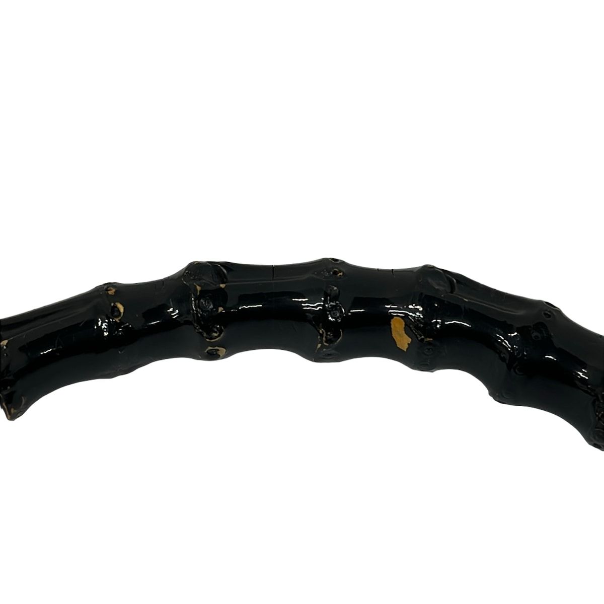 GUCCI(グッチ) ショルダーバッグ バンブー 0008513 黒 レザー 中古・古着通販】GUCCI (グッチ) バンブーショルダーバッグ ブラック