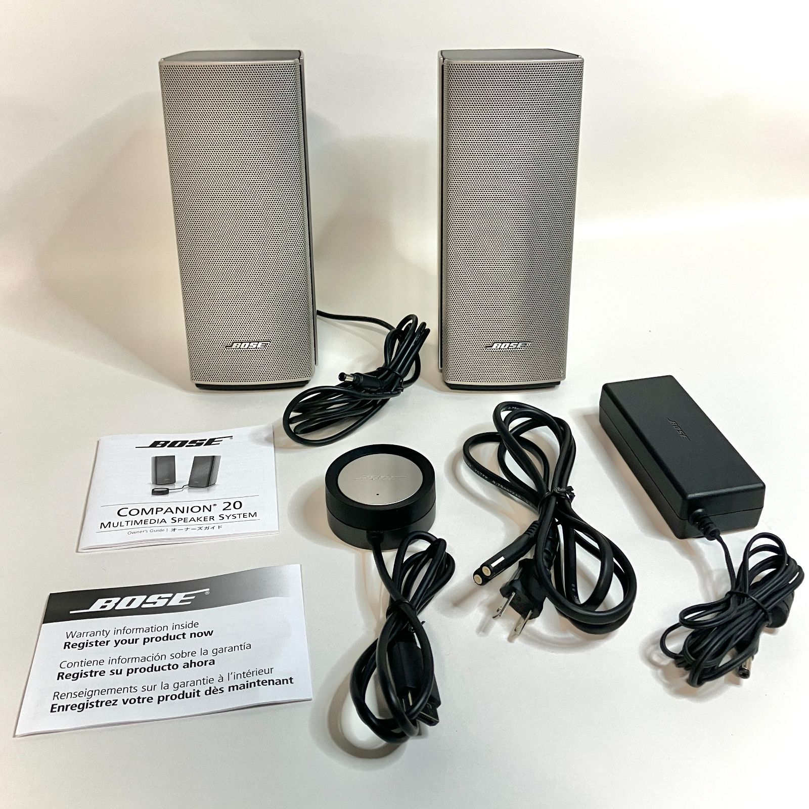 Bose Companion 20 スピーカーセット Amazon.com: Bose Companion 20 Multimedia Speaker System Silver