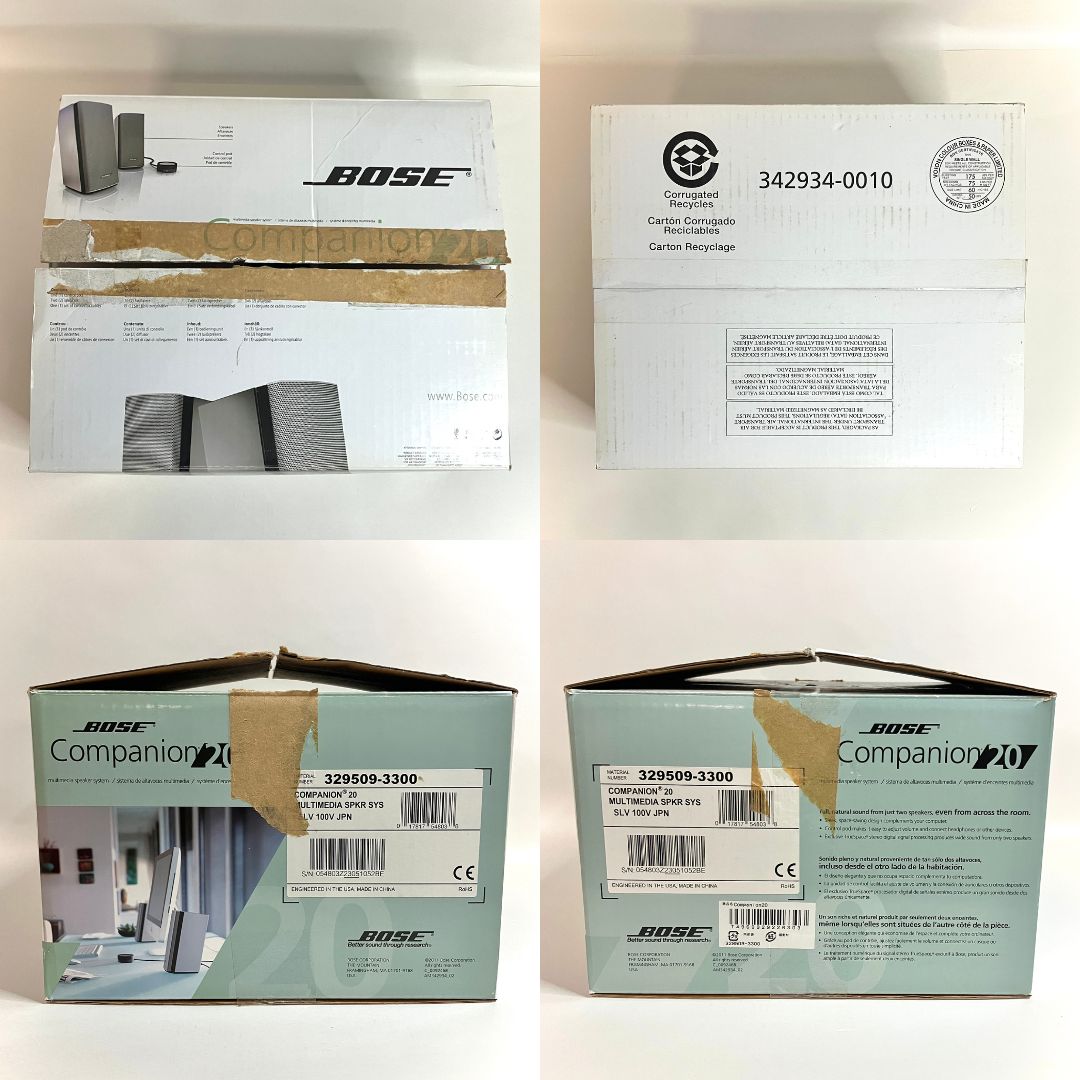 動作確認済み】BOSE Companion 20 multimedia speaker system / PC