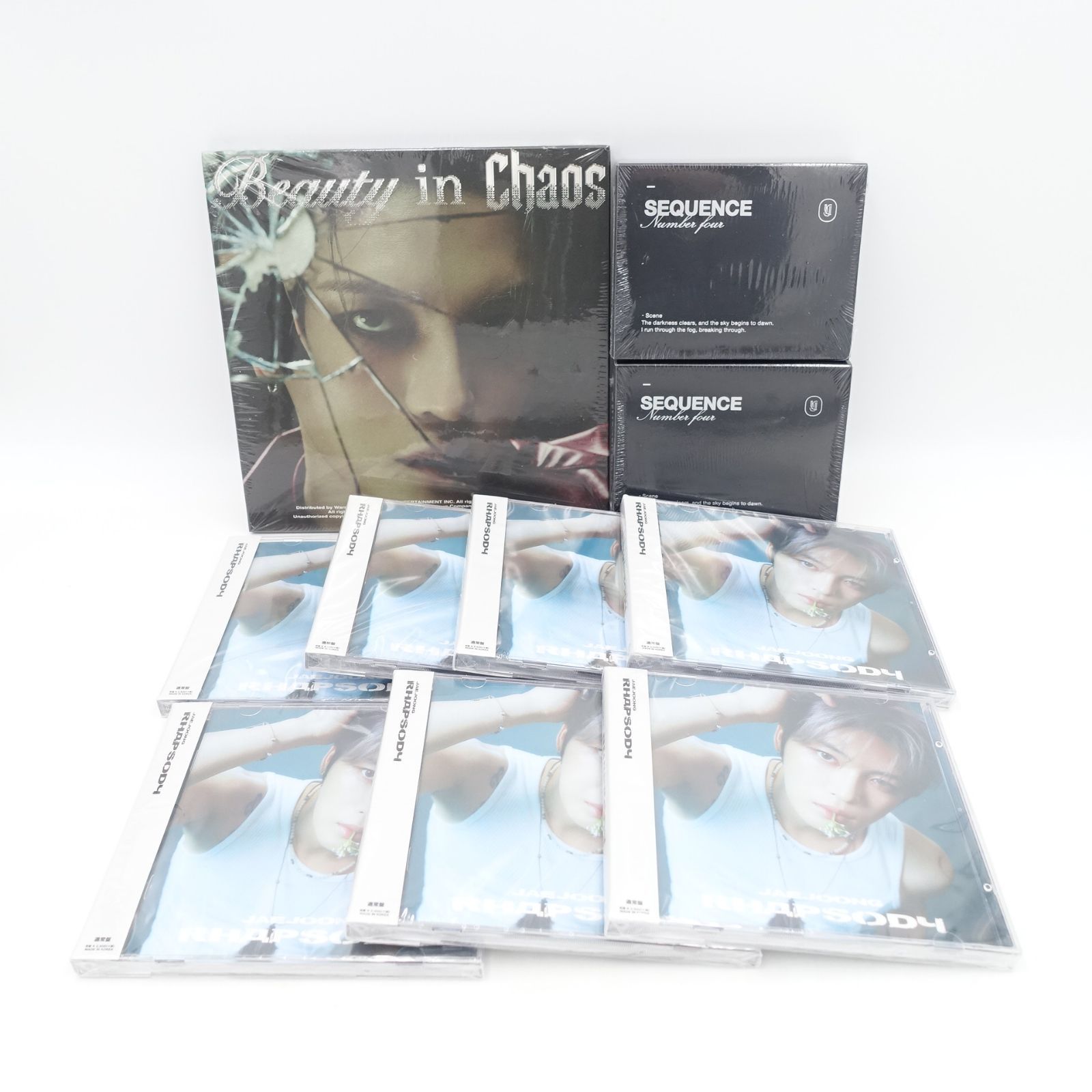 ジェジュン 日本 アルバム RHAPSODY 通常盤 ×7 SEQUENCE #4 黒 ver