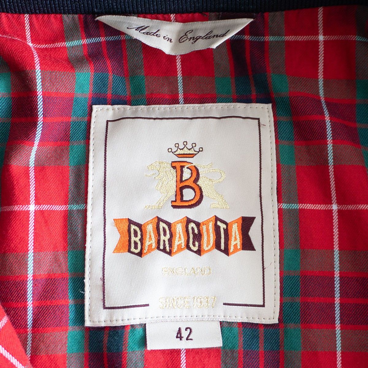 ビッグサイズ42】 BARACUTA 【G9 スウィングトップ ハリントン