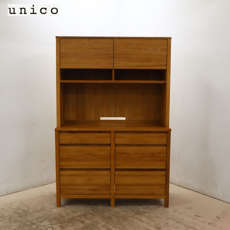【専用出品】UNICO DIFE W1200 キッチンボード unico キッチンボード（下半分のみ） W1200 【公式通販】