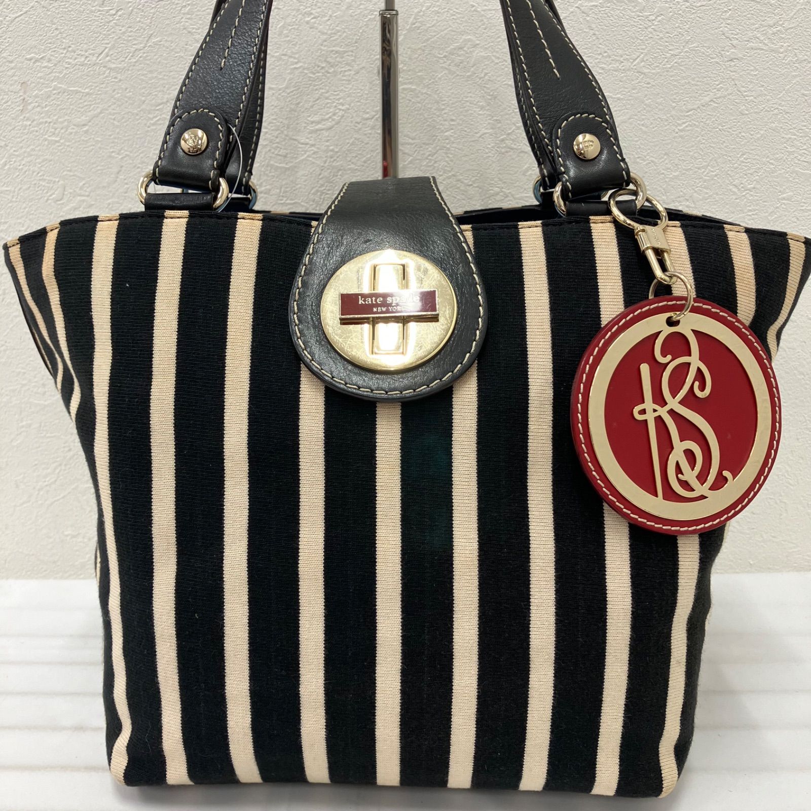 割引中 kate spade ストライプ トートバッグ 【公式通販】
