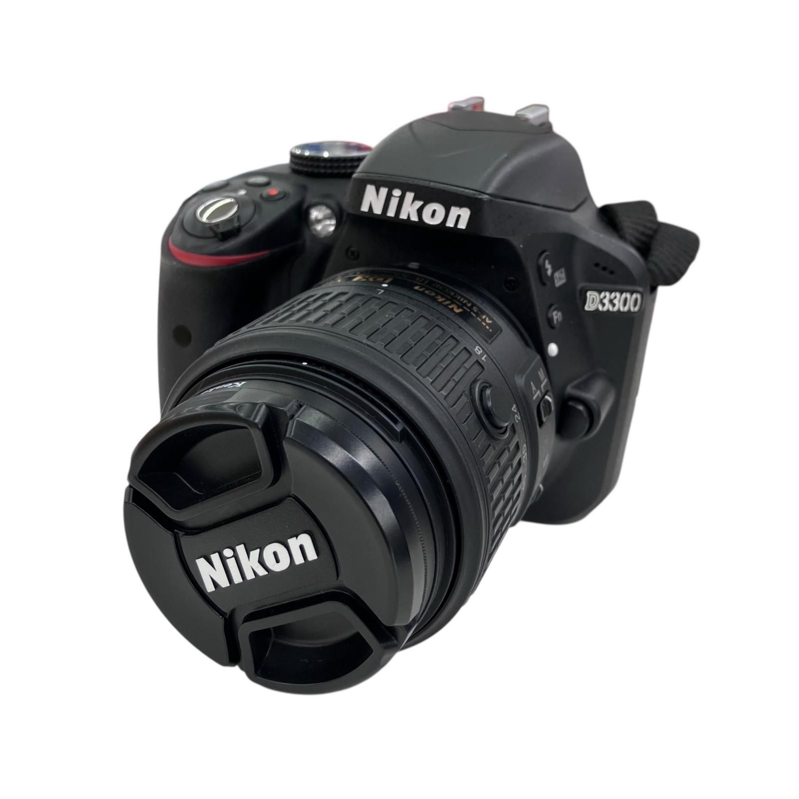 186000 現状品 Nikon ニコン デジタル一眼レフ D3300 ブラック [0000000002105] 186000 動作確認済み Nikon ニコン 現状品 デジタル一眼レフカメラ