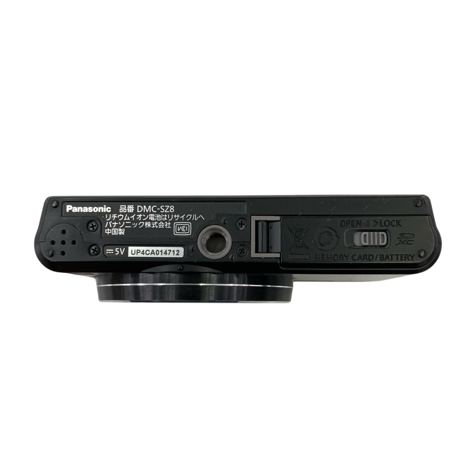 【美品】LUMIX DMC-SZ8 ブラック（動作確認済） 美品 DMC-SZ8 ブラック 即日発送 デジカメ Panasonic 本体 あすつく