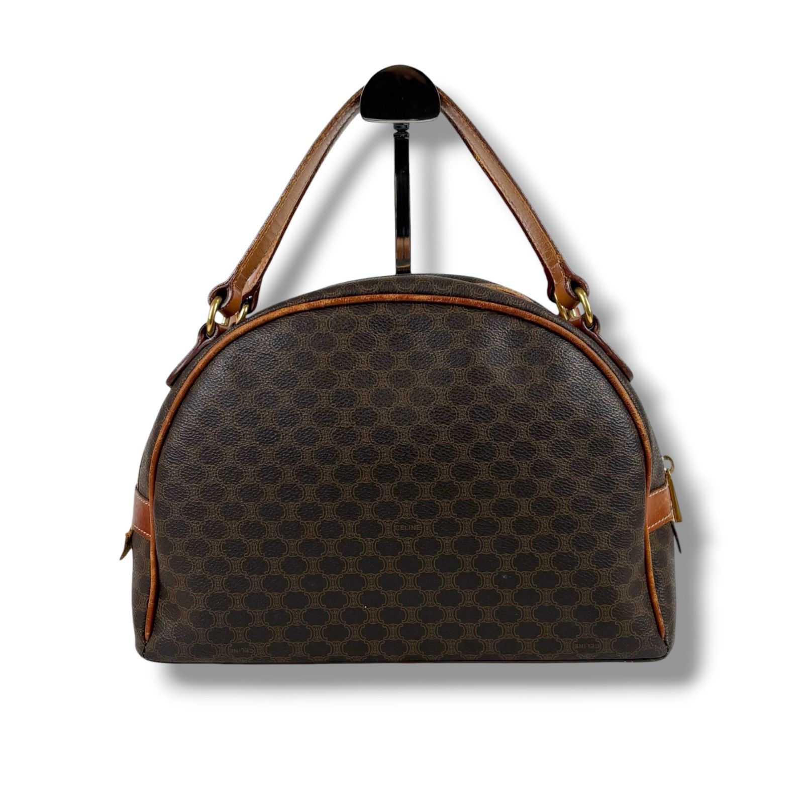 セリーヌ CELINE マカダム柄 ハンドバッグ ミニトートバッグ ドーム型 