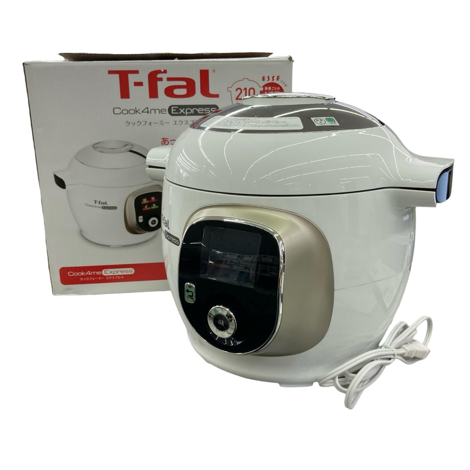 中古 T-fal Cook4me 電気圧力鍋 ホワイト 値下げ中‼️T-fal Cook4me 電気圧力鍋 ホワイト大容量6L - メルカリ