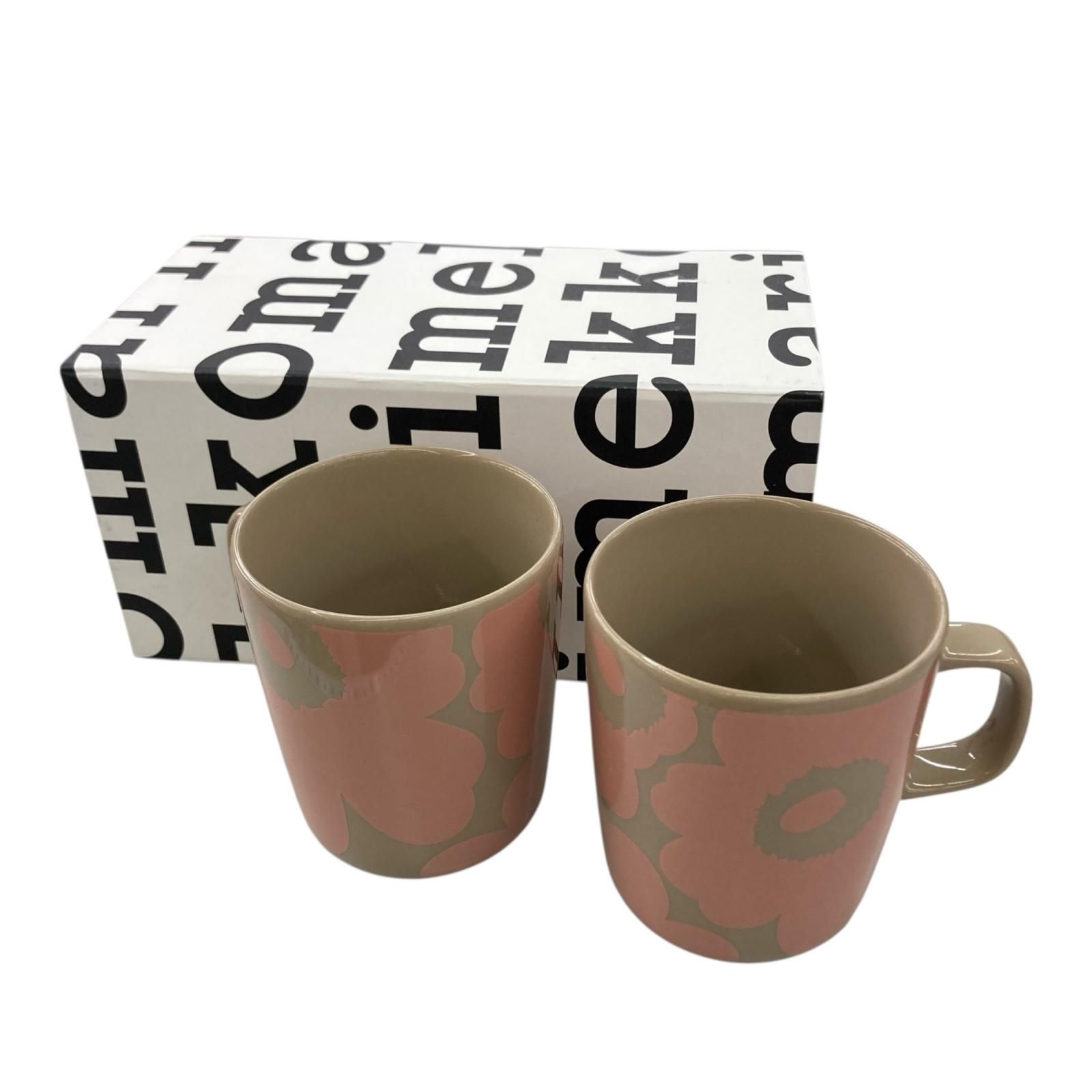 186000 marimekko マリメッコ ウニッコ マグカップ 2個セット 2023 