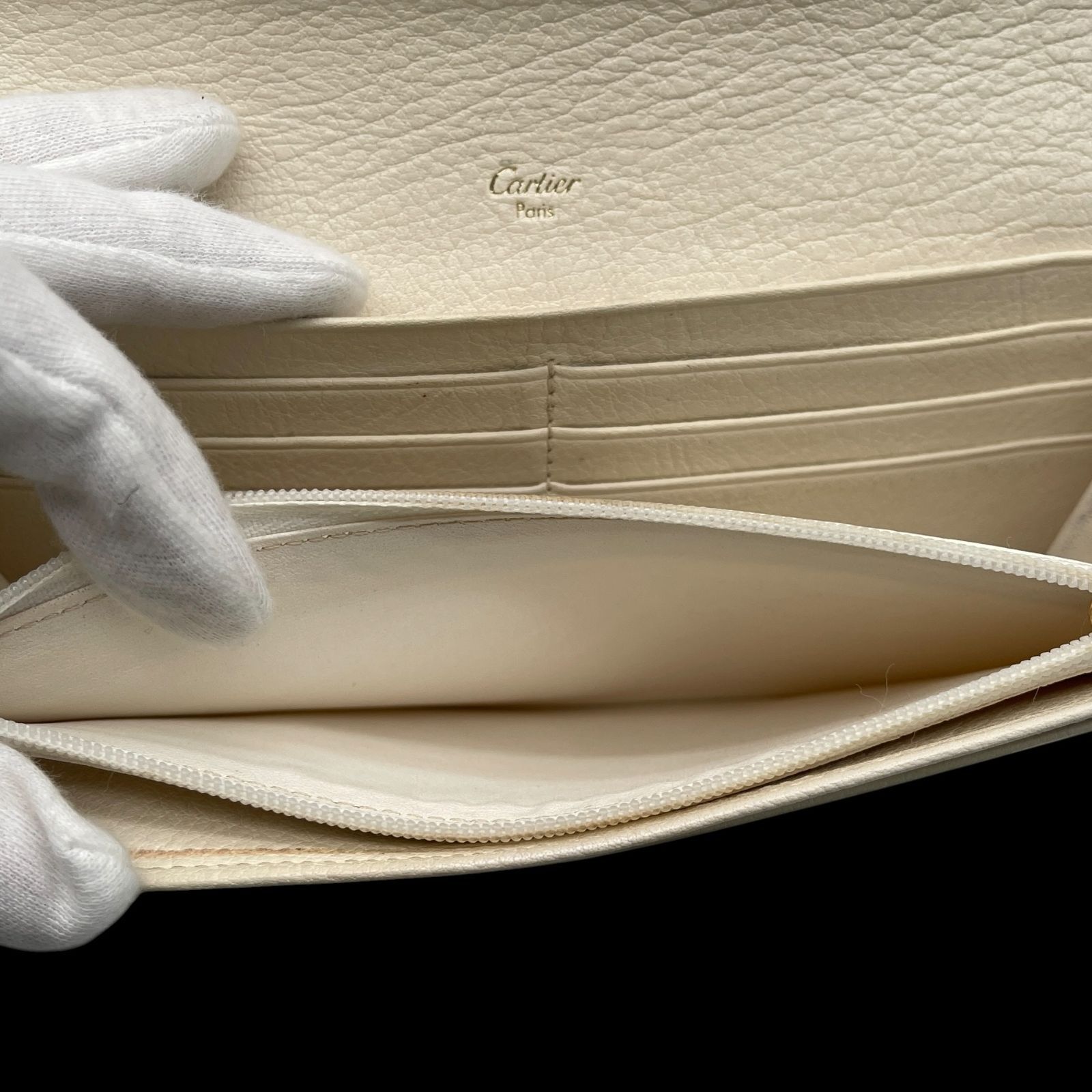 Cartier カルティエ 長財布 マルチェロドゥカルティエ 2Cロゴ 二つ折り 