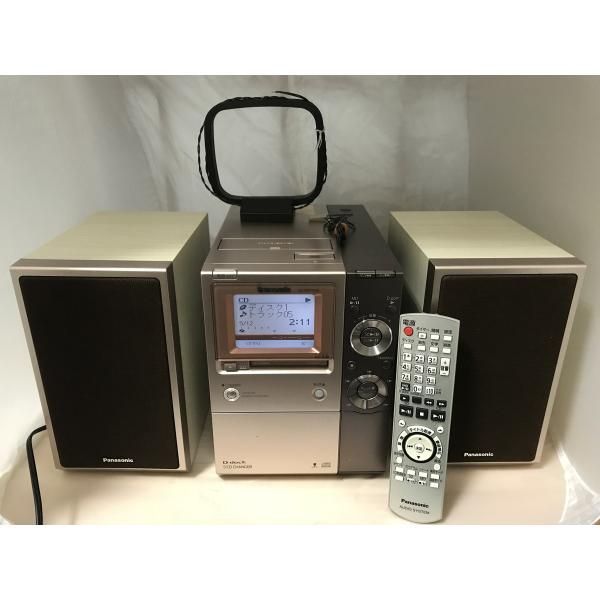 【中古】パナソニック SDステレオシステム ブラウン SC-PM770SD-T