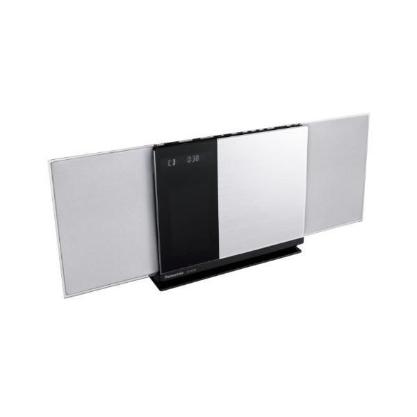 【中古】Panasonic コンパクトステレオシステム Bluetooth対応 ホワイト SC-HC38-W