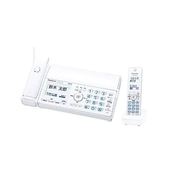 【中古】パナソニック おたっくす デジタルコードレスFAX 子機1台付き 迷惑電話対策機能搭載 ホワイト KX-PZ510DL-W